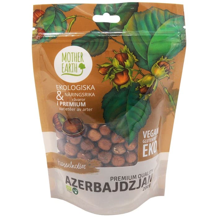 Mother Earth Hasselnötter Premium EKO 200g – från Mother Earth – 85 kr – hos Delitea