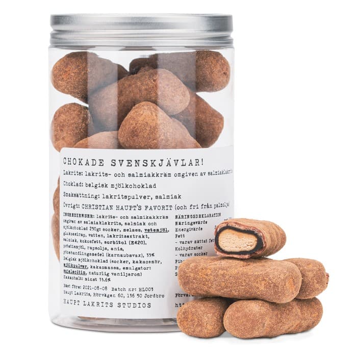 Haupt Lakrits Chokade Svenskjävlar! 250g