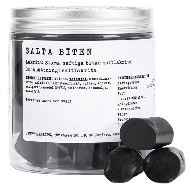 Haupt Lakrits Salta Biten 150g