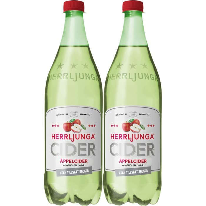 Herrljunga Äppelcider Light 0,7% 2x1L
