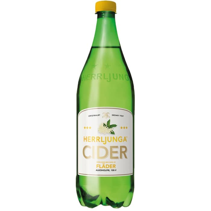 Herrljunga Cider Fläder 0.5% Alkoholfri 1L – från Herrljunga Cider – 22 kr – hos Delitea