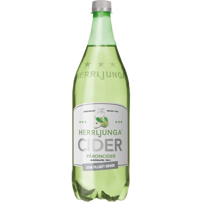 Herrljunga Päroncider utan tillsatt Socker 1L