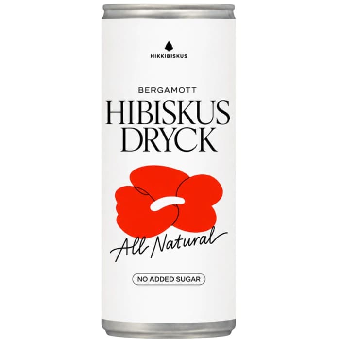 Hikkibiskus Sparkling Hibiskusdryck Bergamott 33cl – från Hikkibiskus – 45 kr – hos Delitea