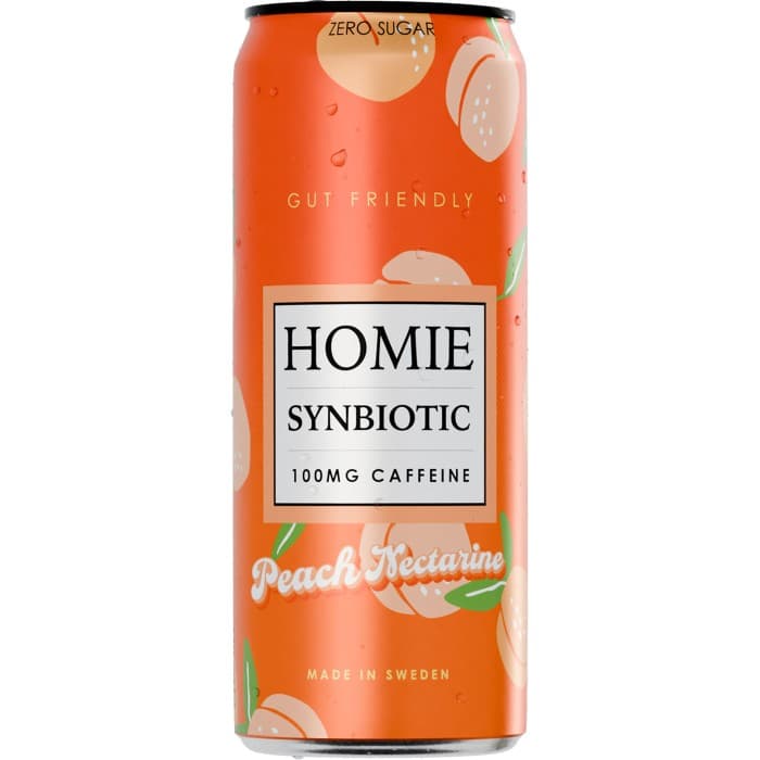 Homie Wake Up Synbiotic Peach Nectarine 33cl – från Homie – 22 kr – hos Delitea