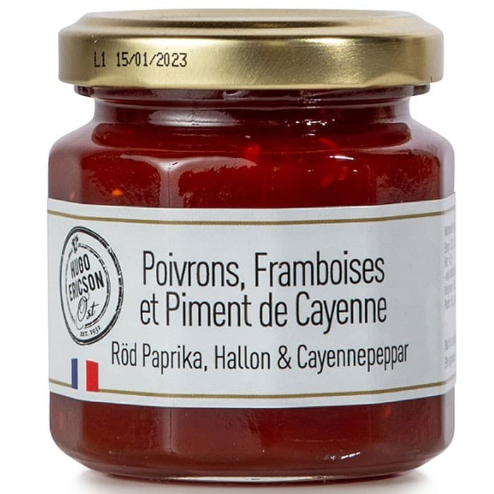 Hugo Ericson Ost Marmelad med Paprika, Hallon & Cayennepeppar 125g