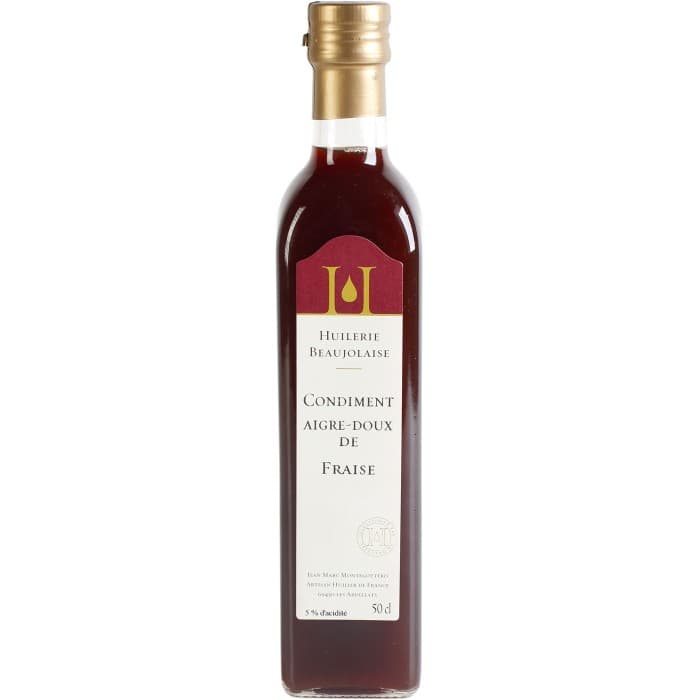 Huilerie Beaujolaise Jordgubbsvinäger Aigre-Doux 500ml