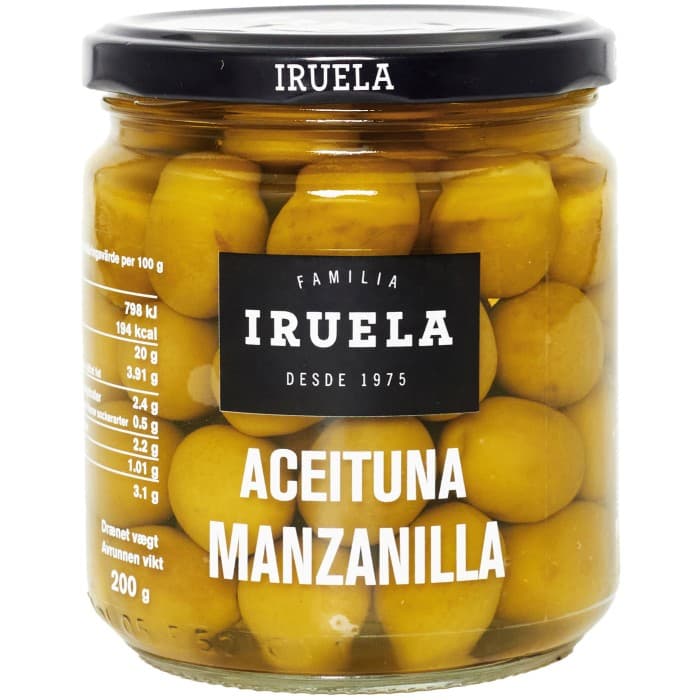 Iruela Oliver Gröna Manzanilla 365g