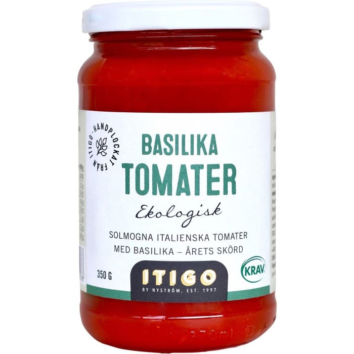 Itigo Tomater med Basilika 350g