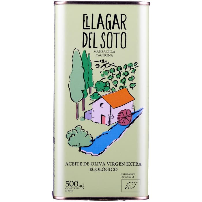 Jacoliva Lagar del Soto Extra Virgin Olivolja Plåt 0,2% EKO 500ml – från Jacoliva – 149 kr – hos Delitea