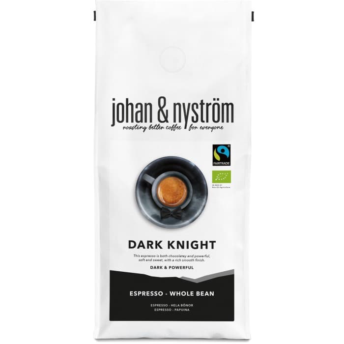 Johan & Nyström Dark Knight Espressobönor 500g