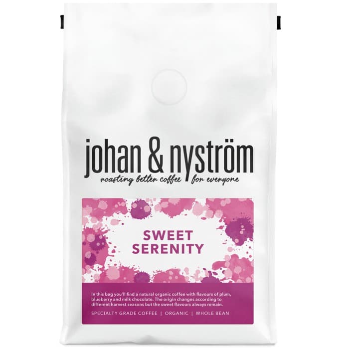 Johan & Nyström Sweet Serenity Organic Ground Coffee Bryggmalet 250g – från Johan & Nyström – 87 kr – hos Delitea
