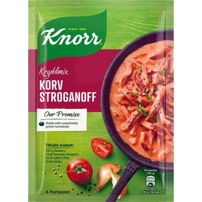Knorr Matmix Korvstroganoff 4-portioner