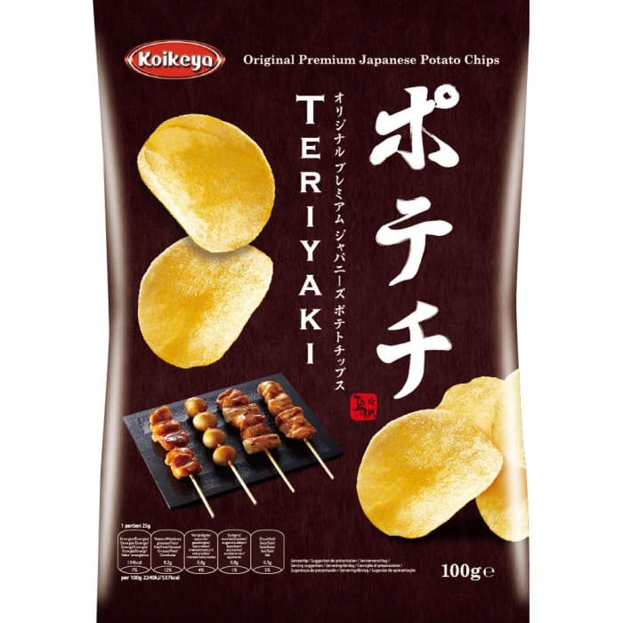 Koikeya Potechi Teriyaki Chips 100g från Koikeya – köp hos Delitea