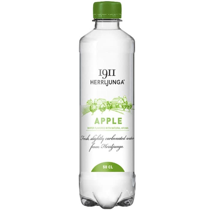 Herrljunga 1911 Kolsyrat Vatten Äpple 0,5l – från Herrljunga Cider – 7 kr – hos Delitea