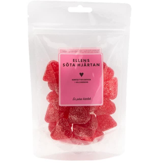 Konfektyrfabriken i Hälsingborg Ellens Söta Hjärtan 175g – från Konfektyrfabriken i Hälsingborg – 39 kr – hos Delitea