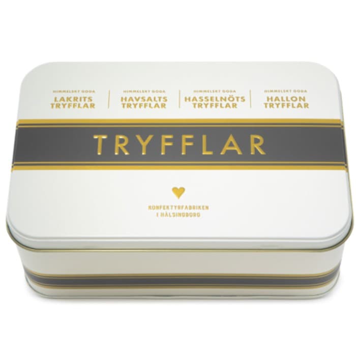 Konfektyrfabriken i Hälsingborg Grå Tryffelkollektion 400g – från Konfektyrfabriken i Hälsingborg – 245 kr – hos Delitea