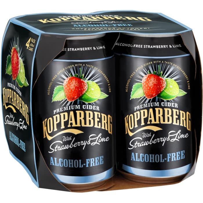 Kopparberg Strawberry&Lime Alkoholfri 4x33cl från Kopparberg – köp hos Delitea
