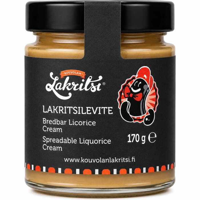 Kouvolan Lakritsi Bredbar Lakritskräm 170g från Kouvolan Lakritsi - köp hos Delitea