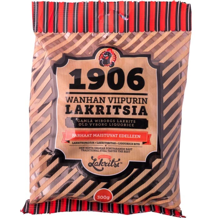 Kouvolan Lakritsi Gamla Viborgs Lakritsbitar 300g från Kouvolan Lakritsi - köp hos Delitea