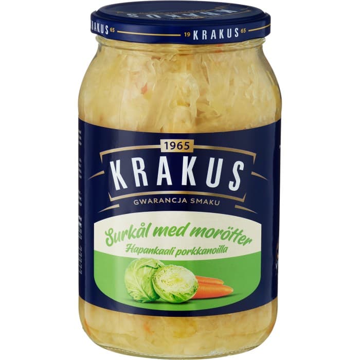 Krakus Surkål med Morötter 900g från Krakus – köp hos Delitea