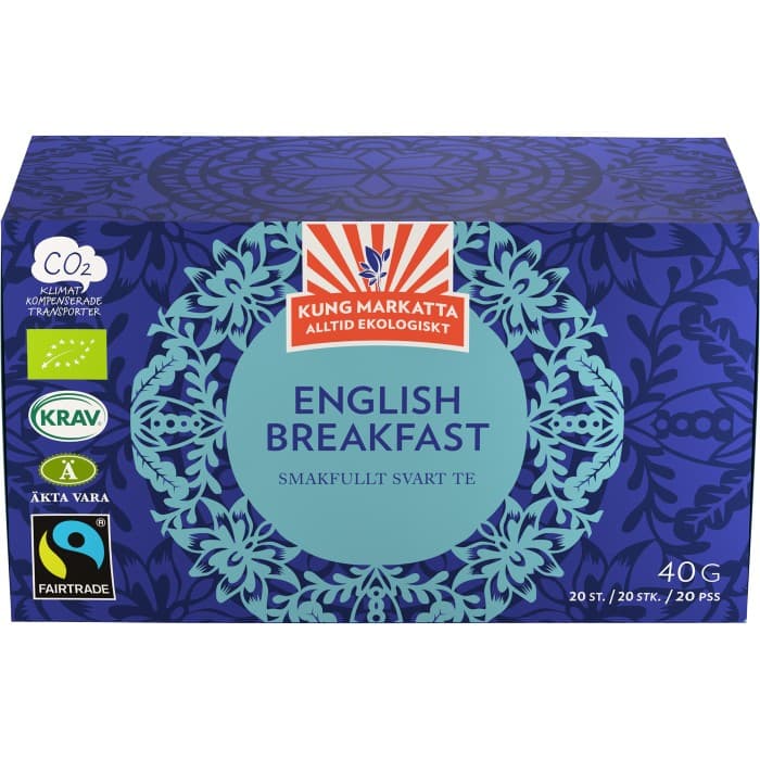 Kung Markatta English Breakfast Te 20-påsar