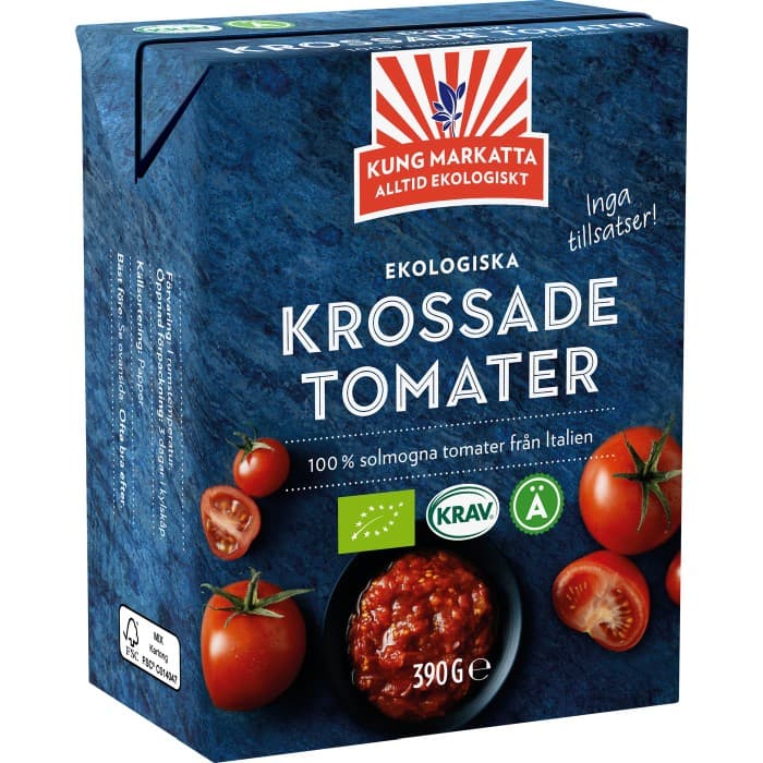 Kung Markatta Ekologiska Krossade Tomater 390g