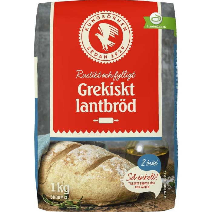 Kungsörnen Brödmix Grekiskt Lantbröd 1kg