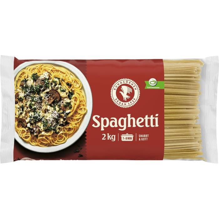 Kungsörnen Spaghetti 2kg från Kungsörnen – köp hos Delitea