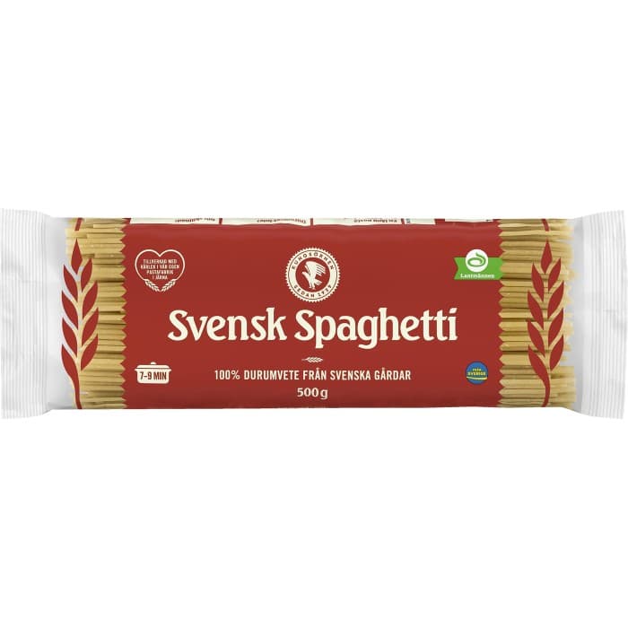 Kungsörnen Spaghetti Svensk Durum 500g från Kungsörnen – köp hos Delitea