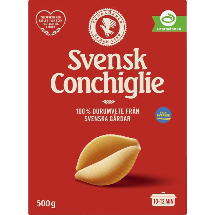 Kungsörnen Svensk Conchiglie 500g från Kungsörnen – köp hos Delitea