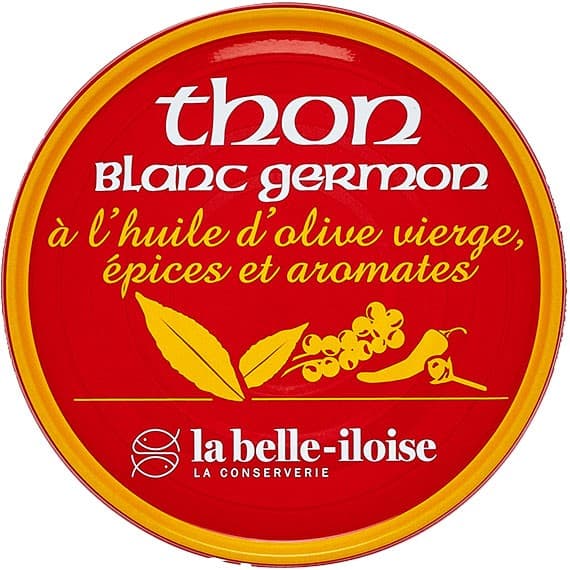 La Belle-Iloise Albacore Tonfisk med Olivolja & Kryddor 160g från La Belle-Iloise – köp hos Delitea
