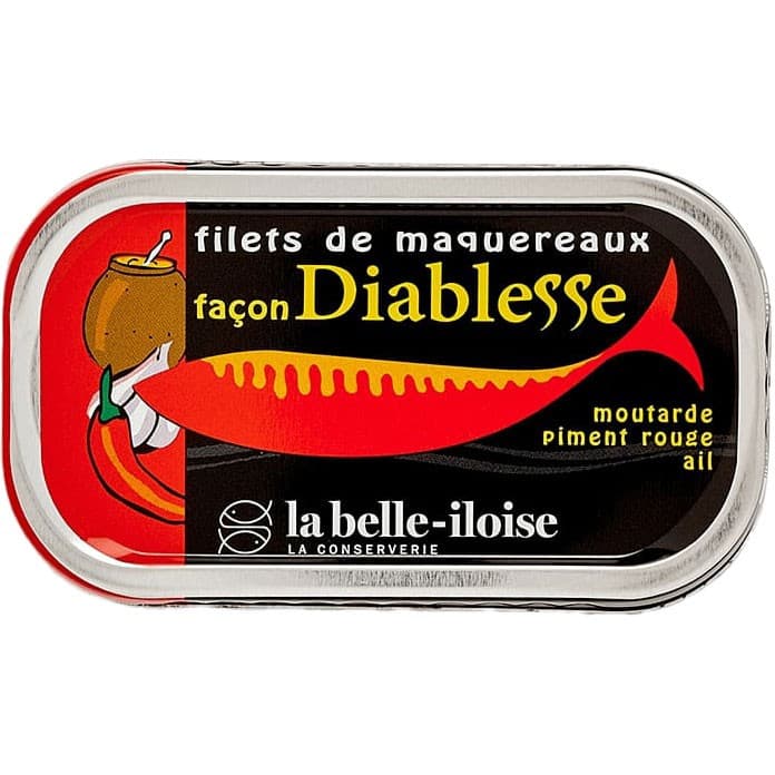 La Belle-Iloise Makrillfileér i Sås med Chili & Citron Diablesse 112,5g från La Belle-Iloise – köp hos Delitea