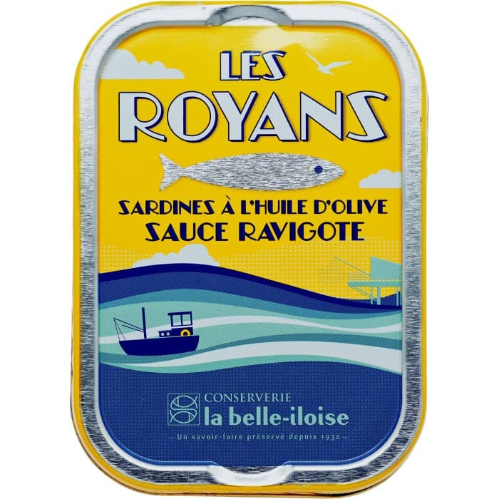 La Belle-Iloise Sardiner Vinägrette Les Royans 115g – från La Belle-Iloise – 113 kr – hos Delitea
