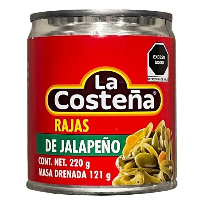 La Costeña Jalapeños en Rajas (Skivad Jalapeños) 220g från La Costeña – köp hos Delitea