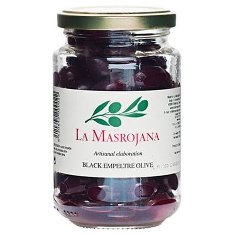 La Masrojana Svarta Empeltreoliver 220g