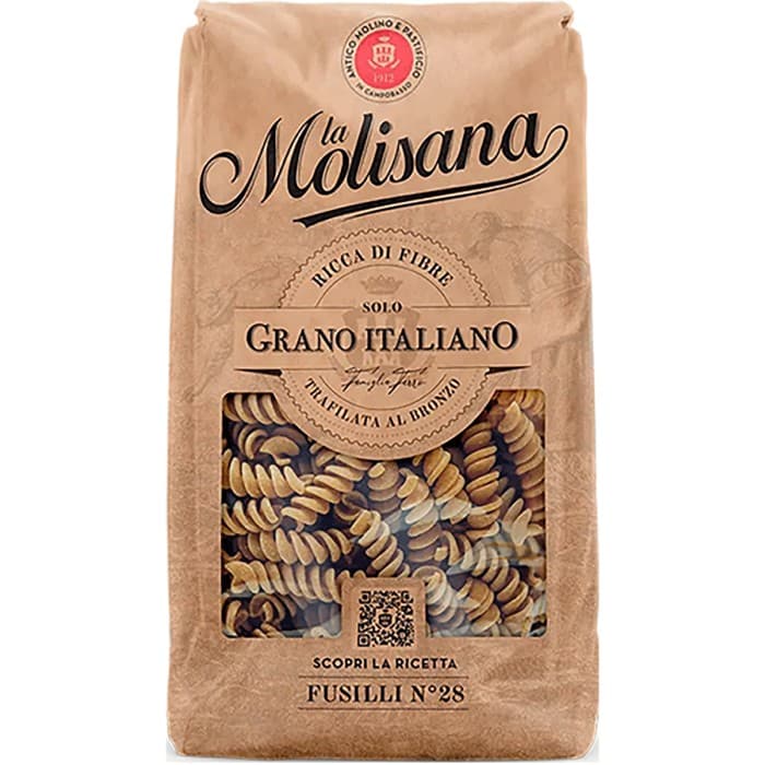 La Molisana Fusilli Fullkorn Pasta 500g – från La Molisana – 25 kr – hos Delitea