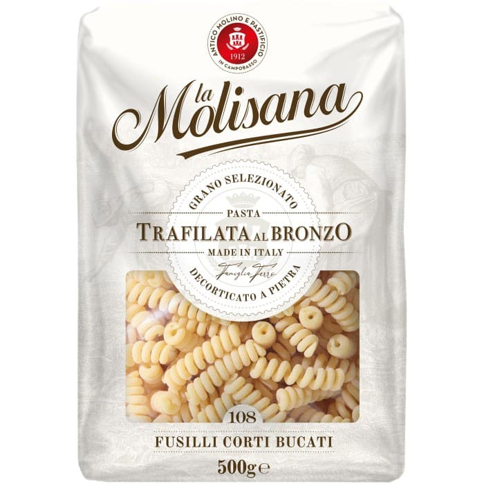 La Molisana Fusilli Corti Bucati Trafilata al Bronzo 500g från La Molisana – köp hos Delitea
