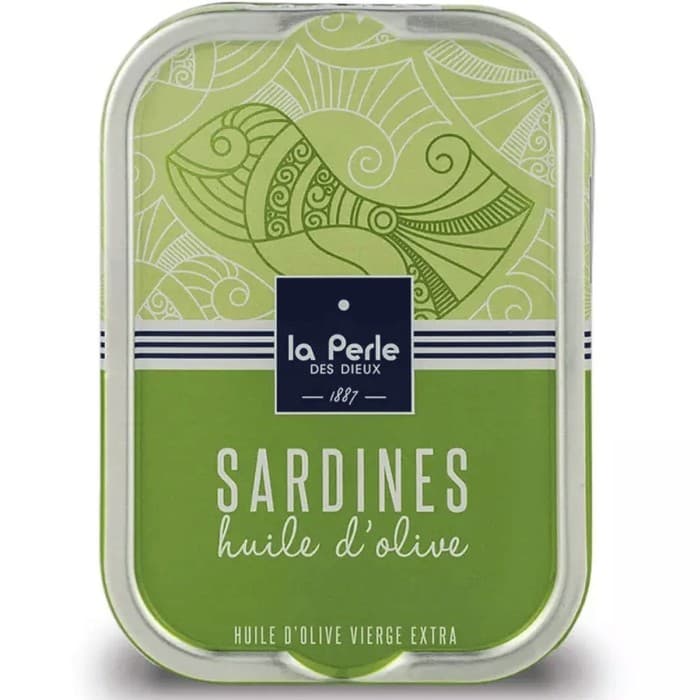 La Perle des Dieux Sardiner i Extra Jungfruolivolja 115g – från La Perle des Dieux – 84 kr – hos Delitea