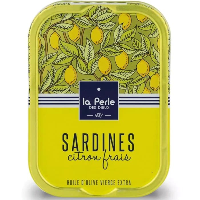 La Perle des Dieux Sardiner i Extra Jungfruolivolja & Citron 115g – från La Perle des Dieux – 84 kr – hos Delitea