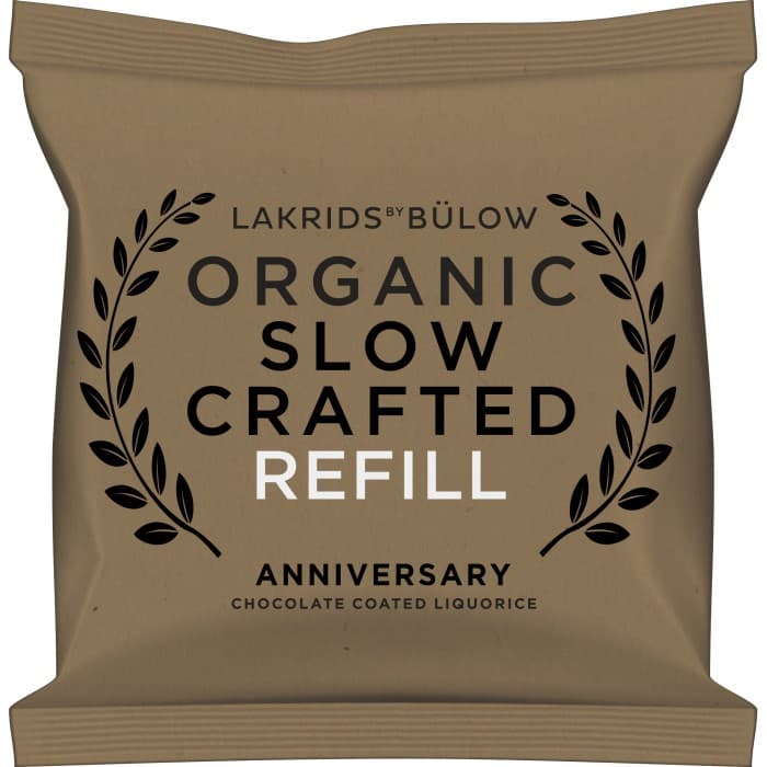 Lakrids by Bülow Organic Slow Crafted Anniversary Refill 265g – från Lakrids by Bülow – 199 kr – hos Delitea