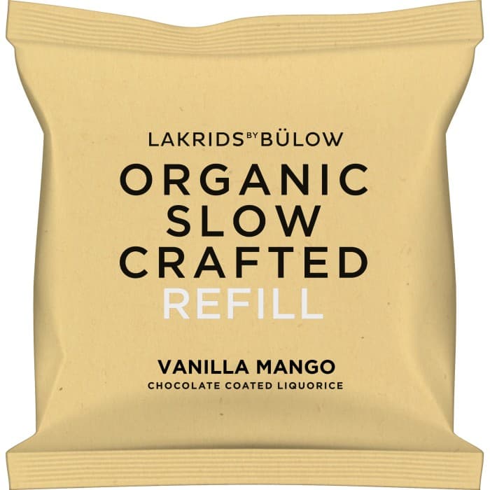 Lakrids by Bülow Organic Slow Crafted Mango Vanilla Refill 265g från Lakrids by Bülow – köp hos Delitea