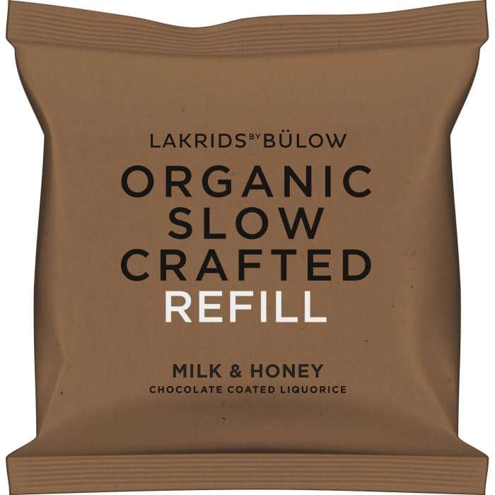 Lakrids by Bülow Organic Slow Crafted Milk & Honey Refill 265g från Lakrids by Bülow – köp hos Delitea
