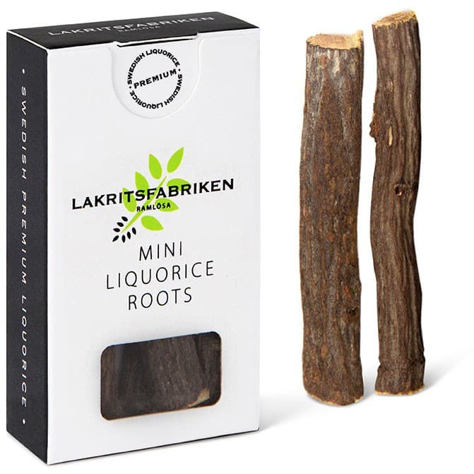 Lakritsfabriken Organic Mini Liquorice Roots EKO 15g från Lakritsfabriken i Ramlösa – köp hos Delitea