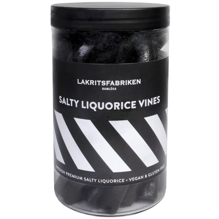 Lakritsfabriken Salty Liqourice Vines 300g från Lakritsfabriken i Ramlösa – köp hos Delitea