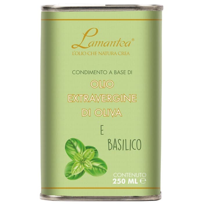 Lamantea Olivolja Smaksatt med Basilika 250ml