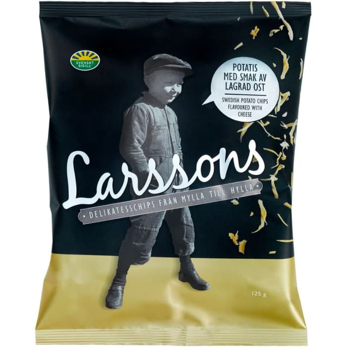 Larssons Chips Lagrad Ost 125g från Larssons Chips – köp hos Delitea