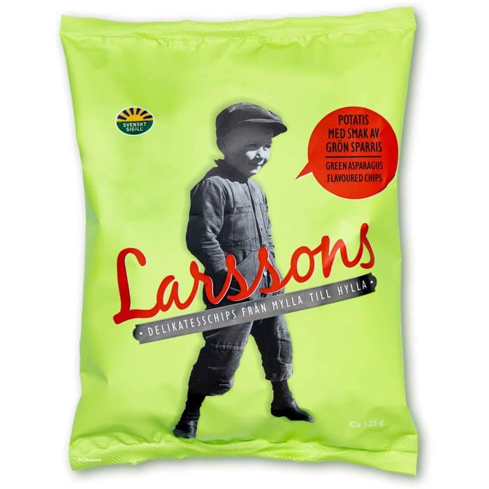 Larssons Chips Grön Sparris 125g från Larssons Chips – köp hos Delitea