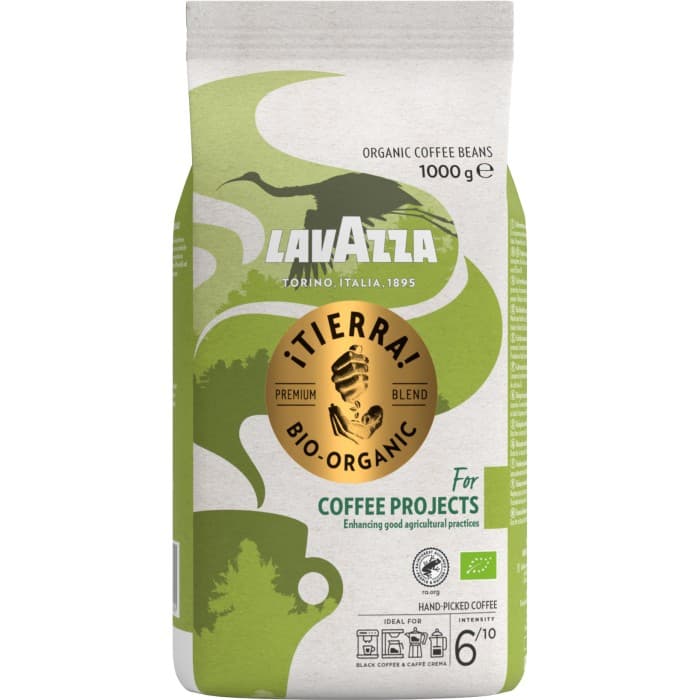 Lavazza Tierra Organic Hela Bönor 1kg från Lavazza - köp hos Delitea