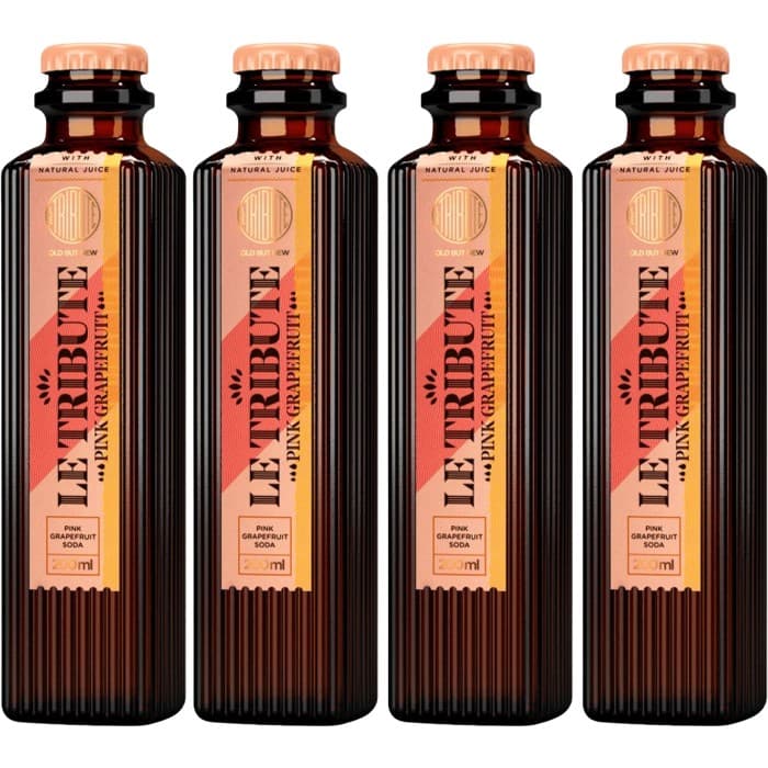 Le Tribute Pink Grapefruit Soda 4x200ml – från Le Tribute – 99 kr – hos Delitea