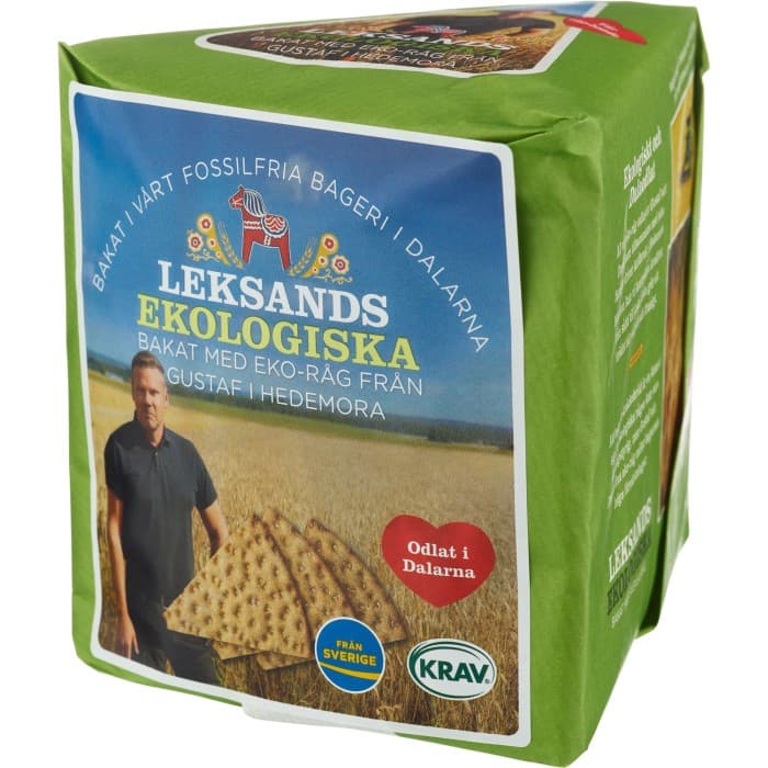 Leksands Knäckebröd Trekant Normalgräddat Eko 200g